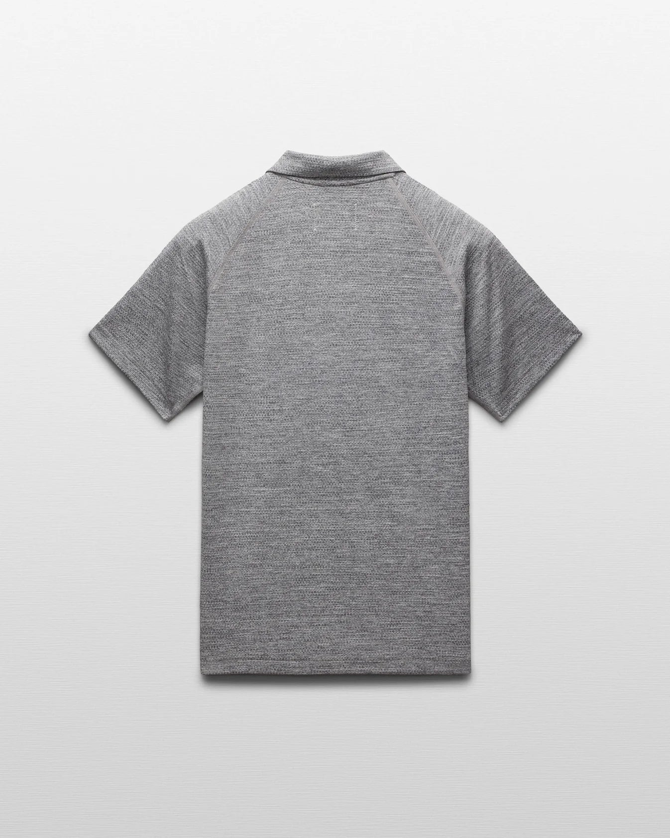 Solotex Mesh Tiebreaker Standard Fit Polo Heather Grey