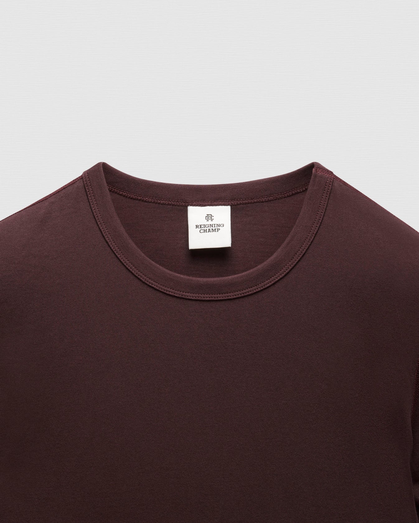 Lightweight Jersey Slim T-Shirt Oxblood