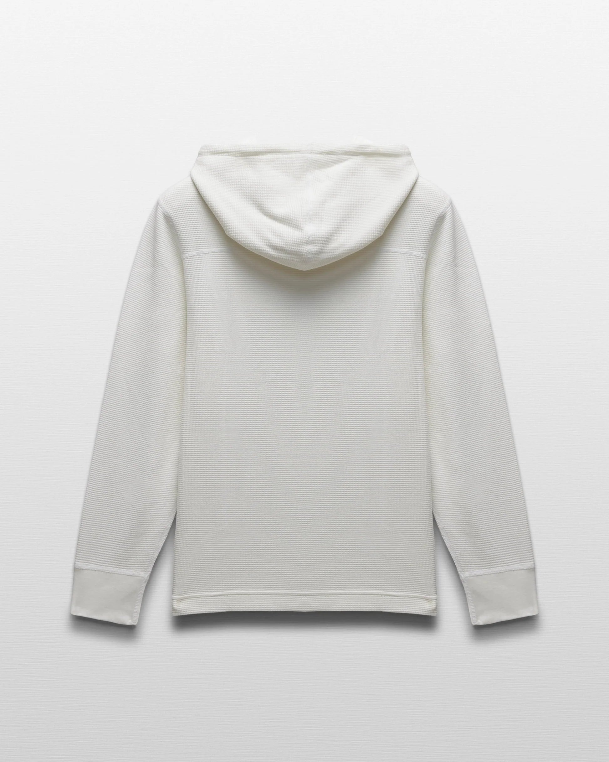 Lightweight Waffle Hoodie Championship White