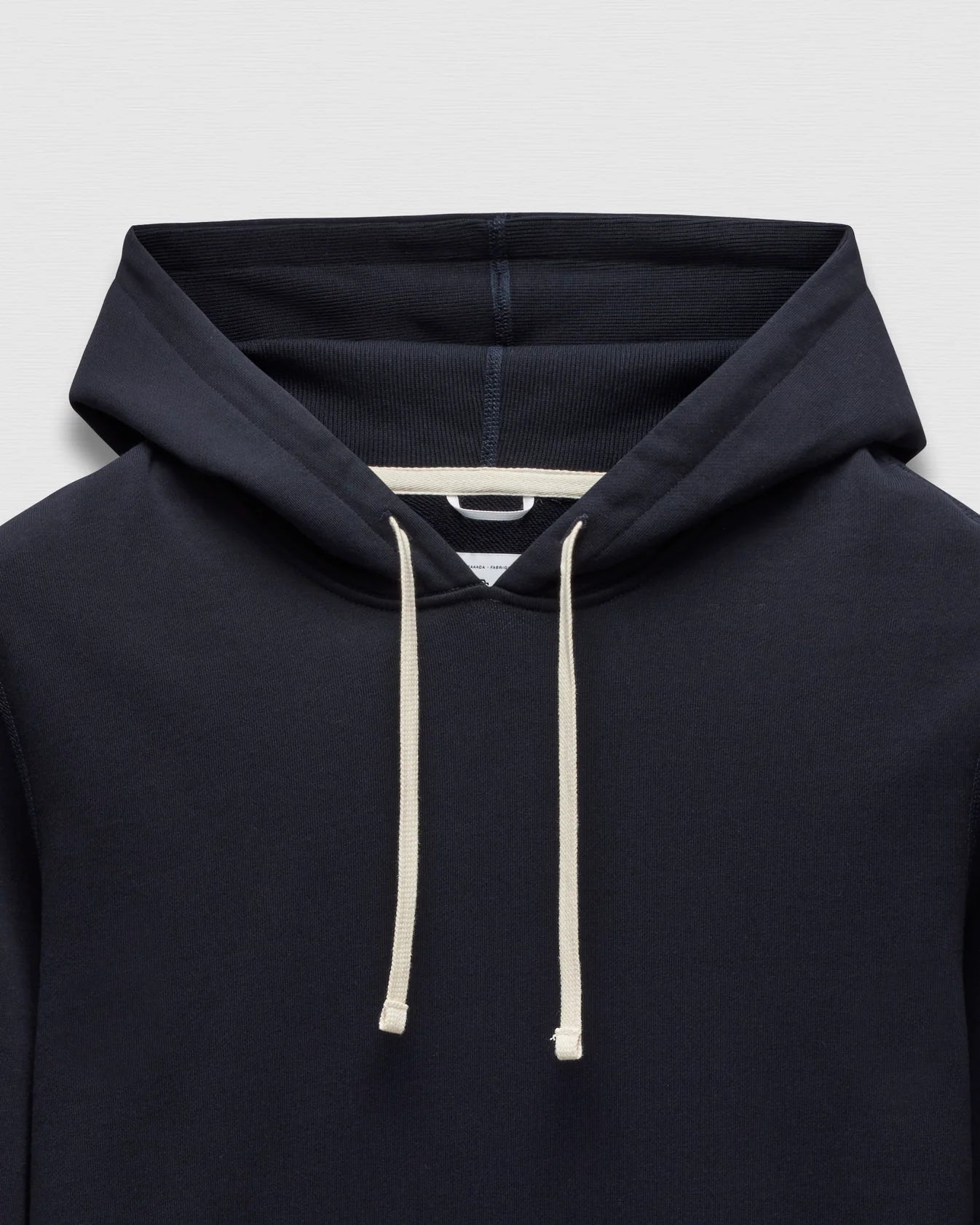 Midweight Terry Slim Hoodie Navy