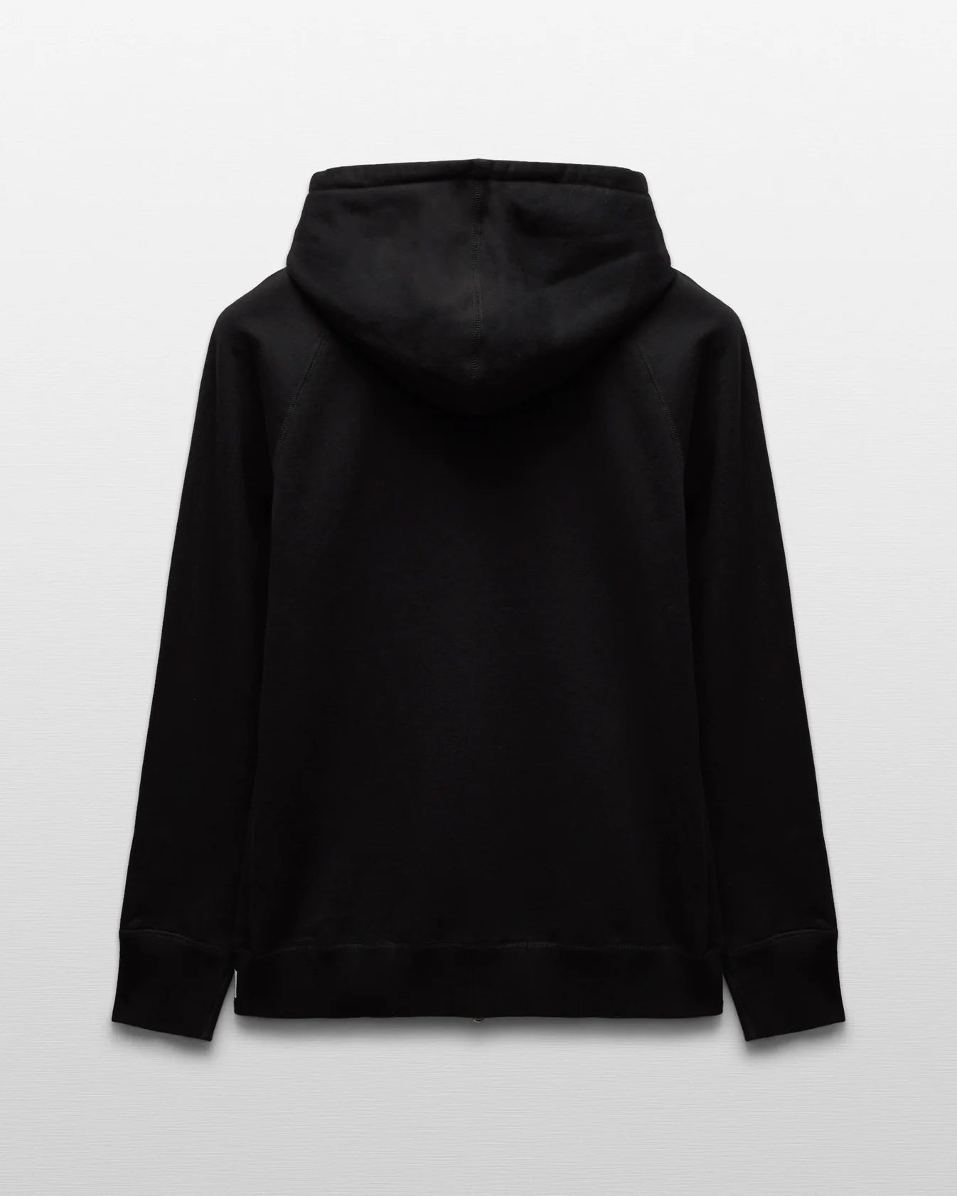 Midweight Terry Slim Hoodie Black