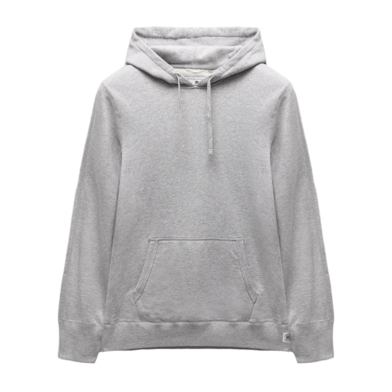 Midweight Terry Slim Hoodie Heather Grey