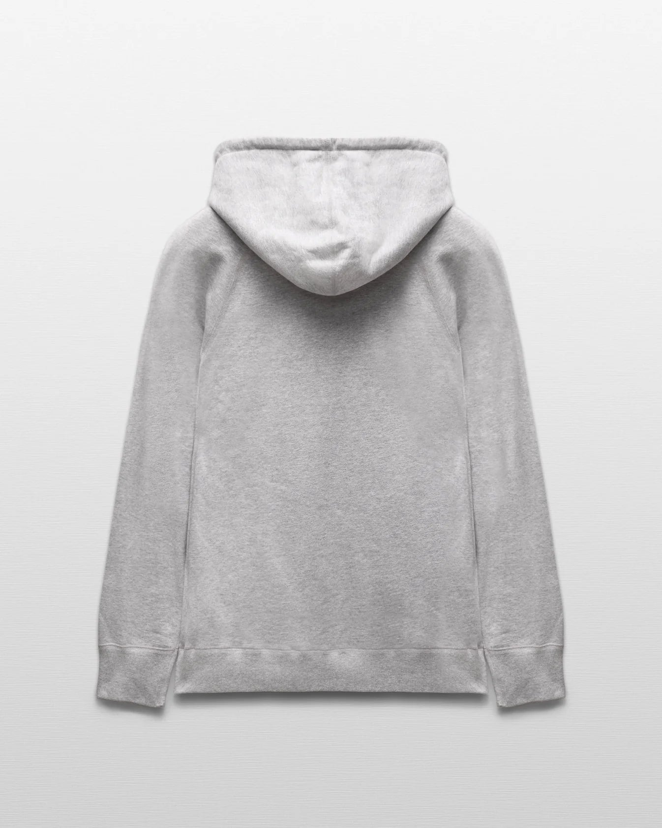 Midweight Terry Slim Hoodie Heather Grey