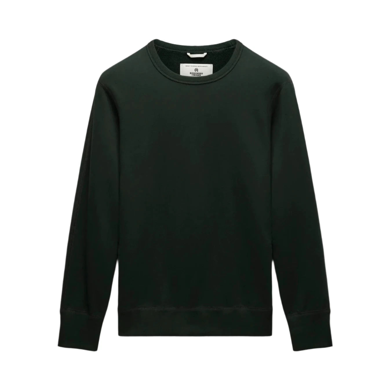 Midweight Terry Slim Crewneck Petrol