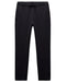 Black pants on a light gray background