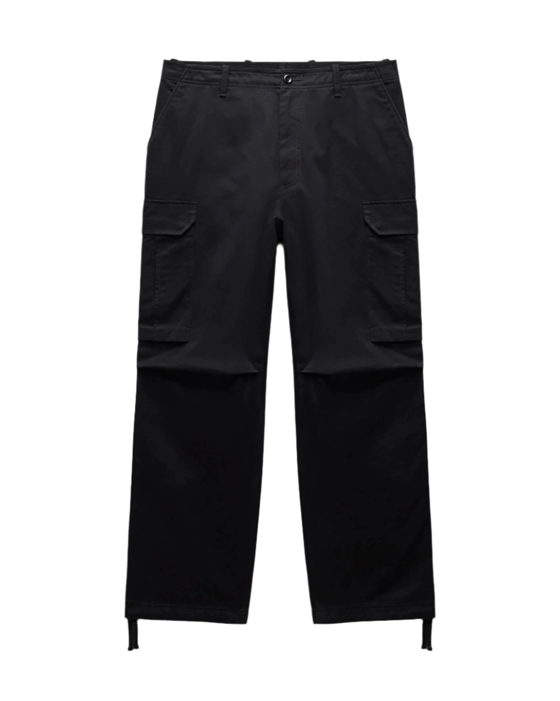 Cotton Chino Keeper Cargo Pant Black