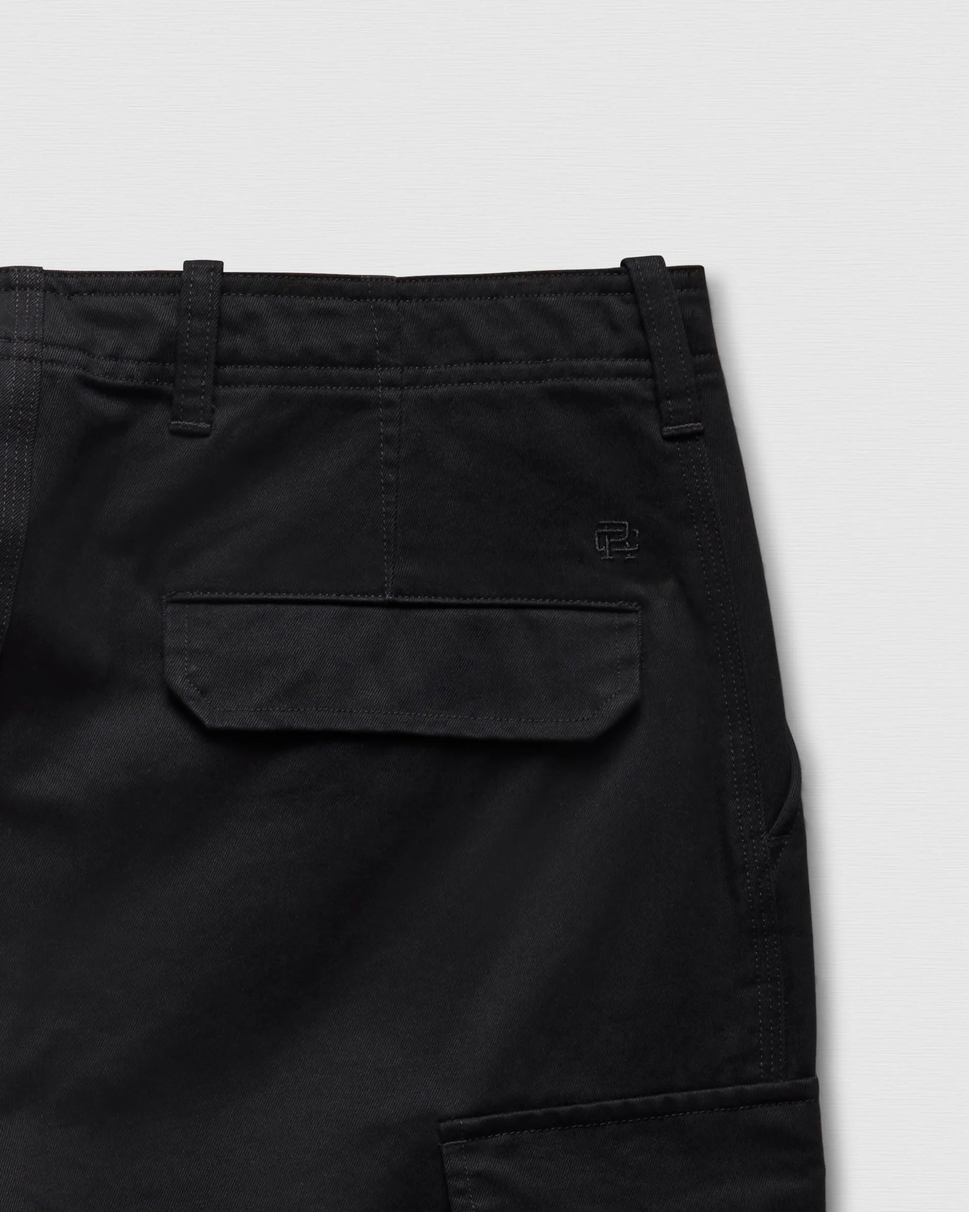 Cotton Chino Keeper Cargo Pant Black