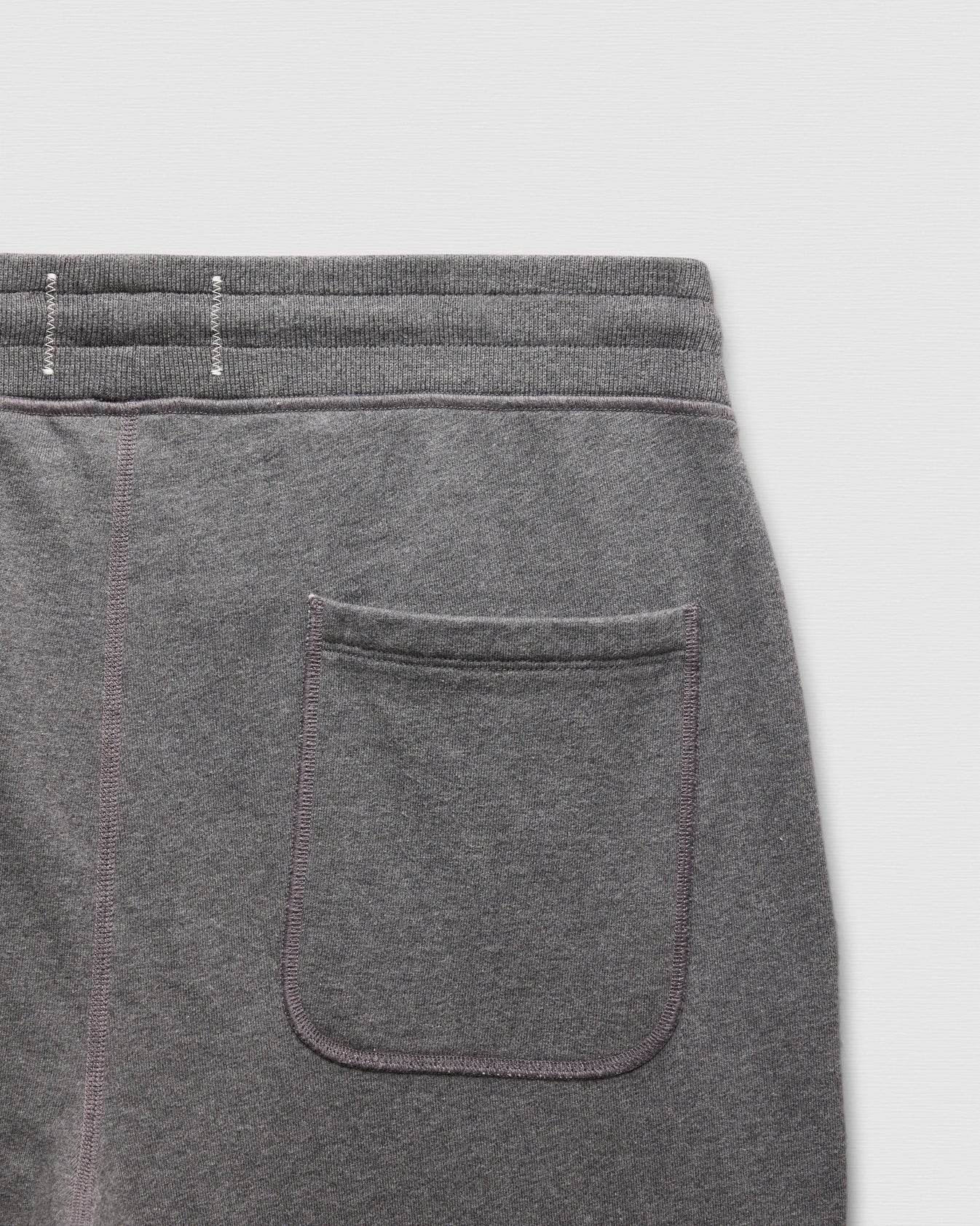 Midweight Terry Slim Sweatpant Heather Carbon