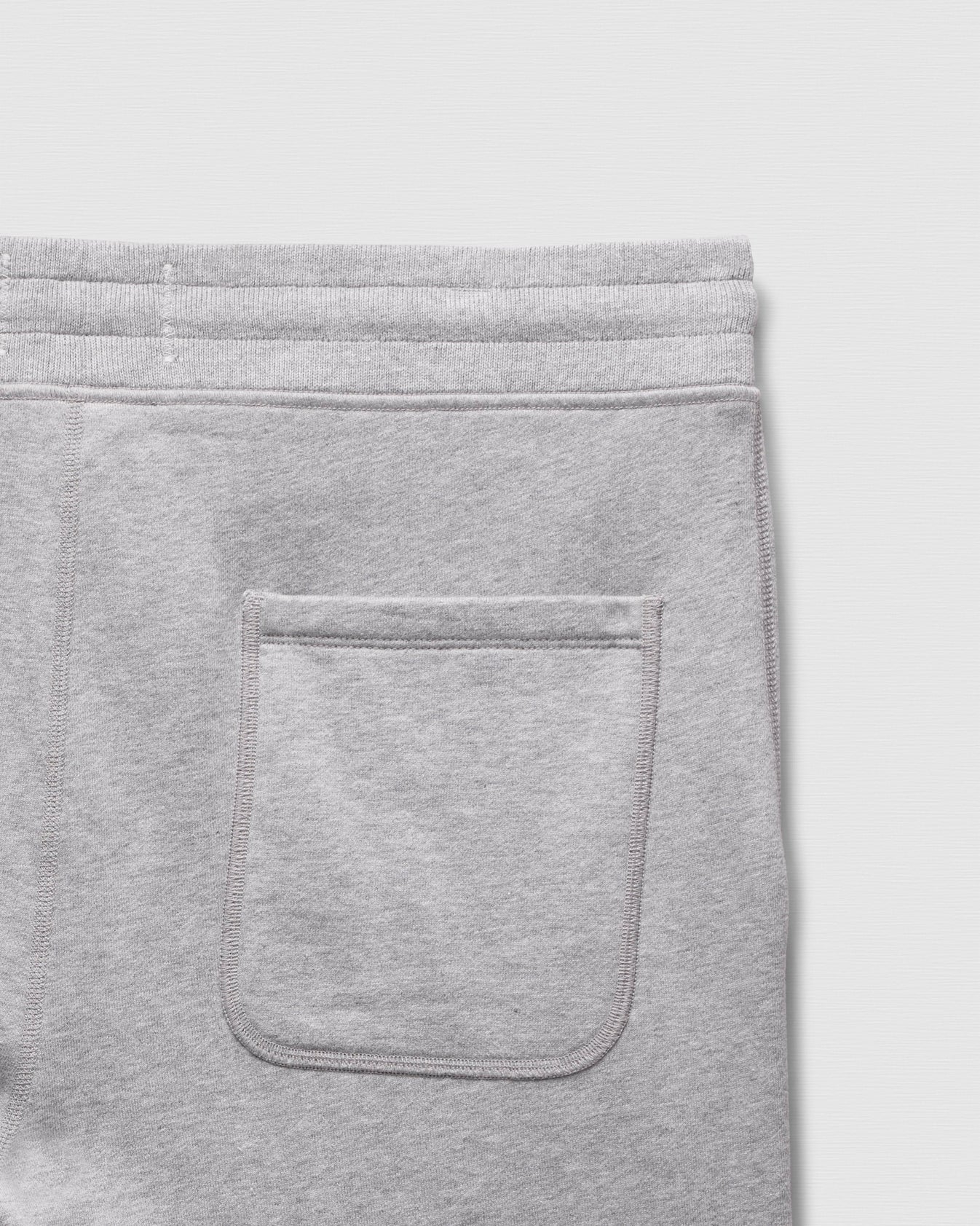 Midweight Terry Slim Sweatpant Heather Grey