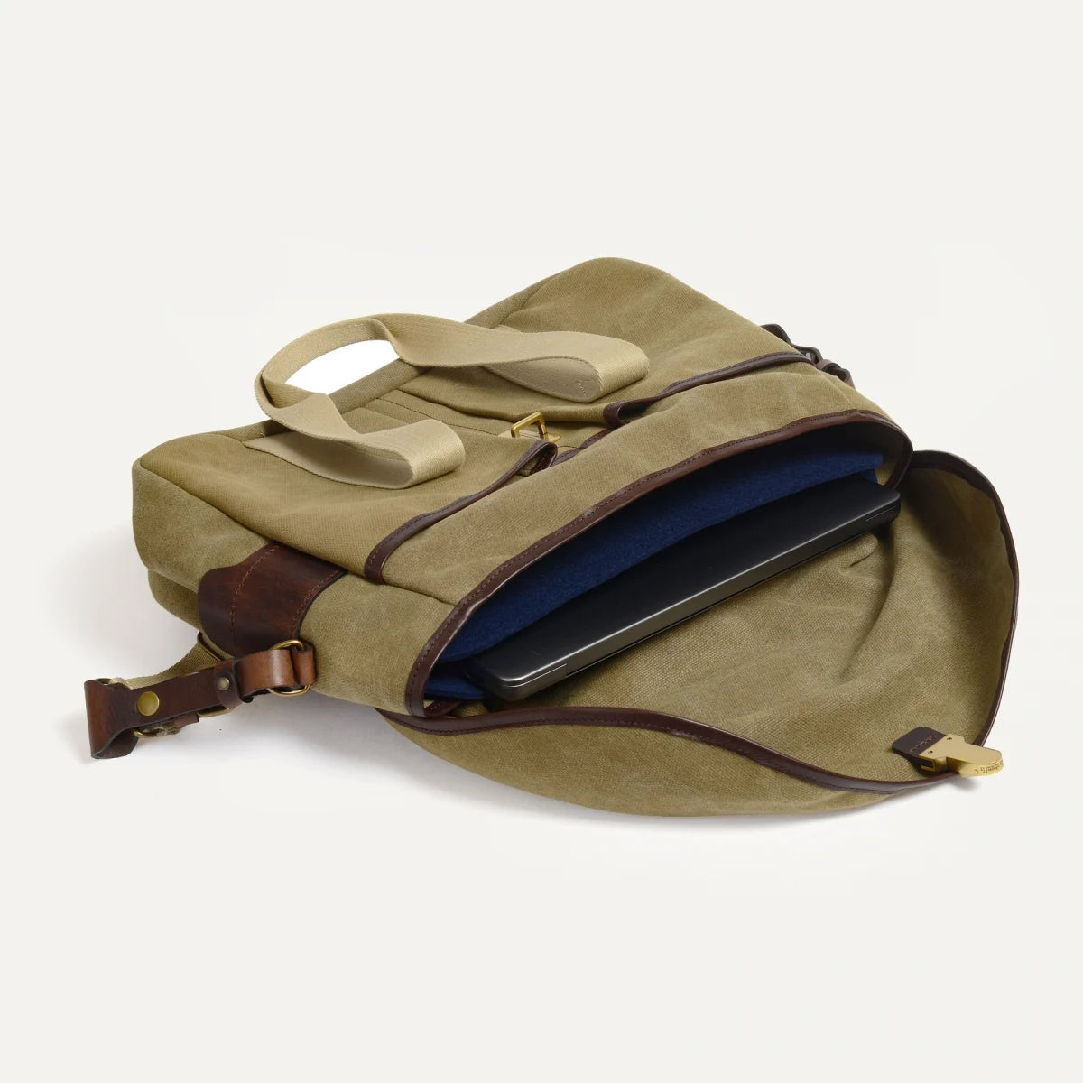 Business Musette Kaki US Stonewashed Canvas