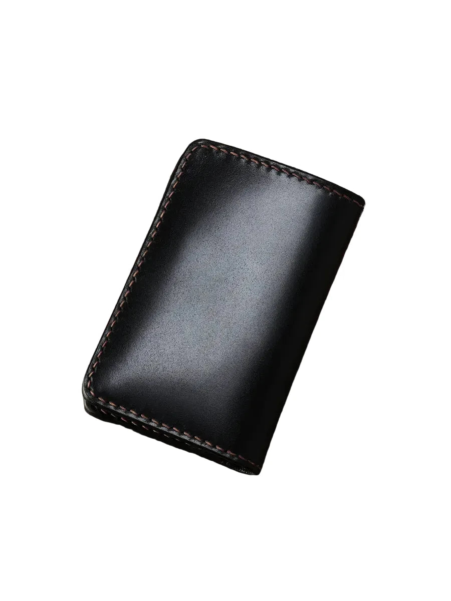 FN-C7C5-3W5 Cordovan Dual Card Case Black