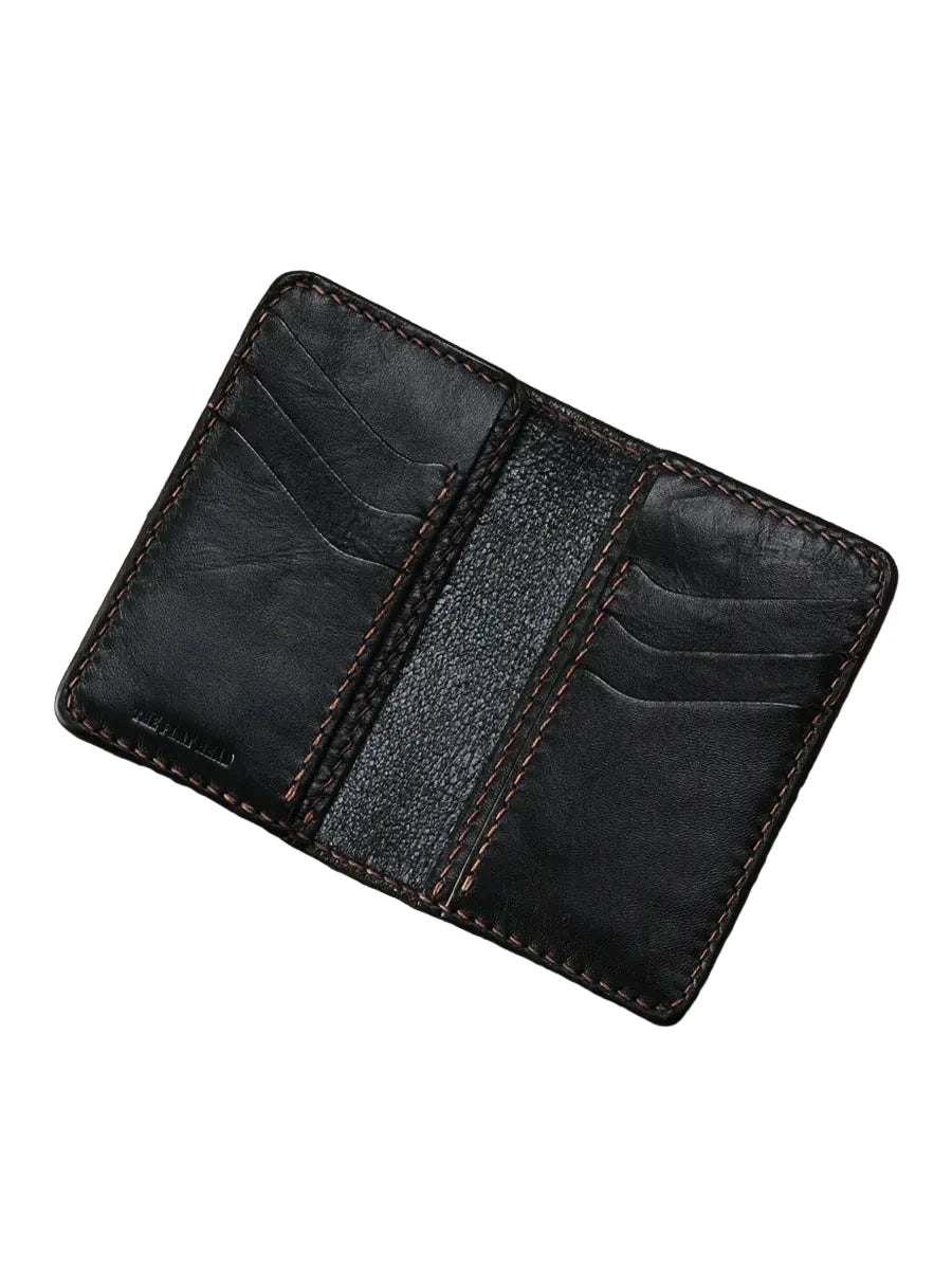 FN-C7C5-3W5 Cordovan Dual Card Case Black