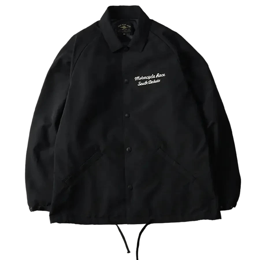 FN-OJ-NC006 Coach Jacket Motorcycle Race Black