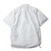 White short-sleeve shirt on a gray background
