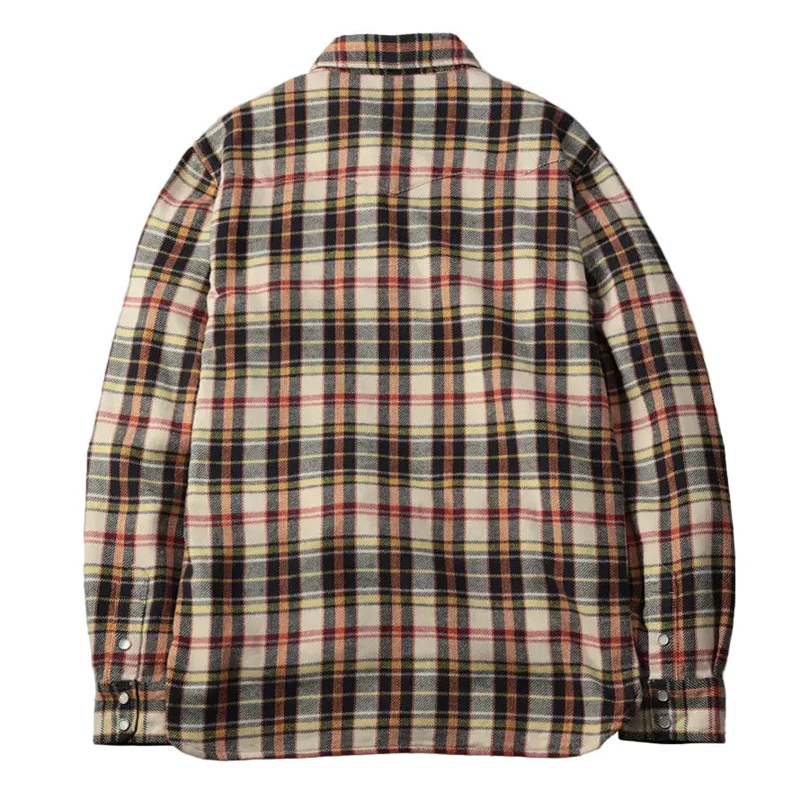 FN-SNW-014L Check Flannel Western Flannel Ivory/Black