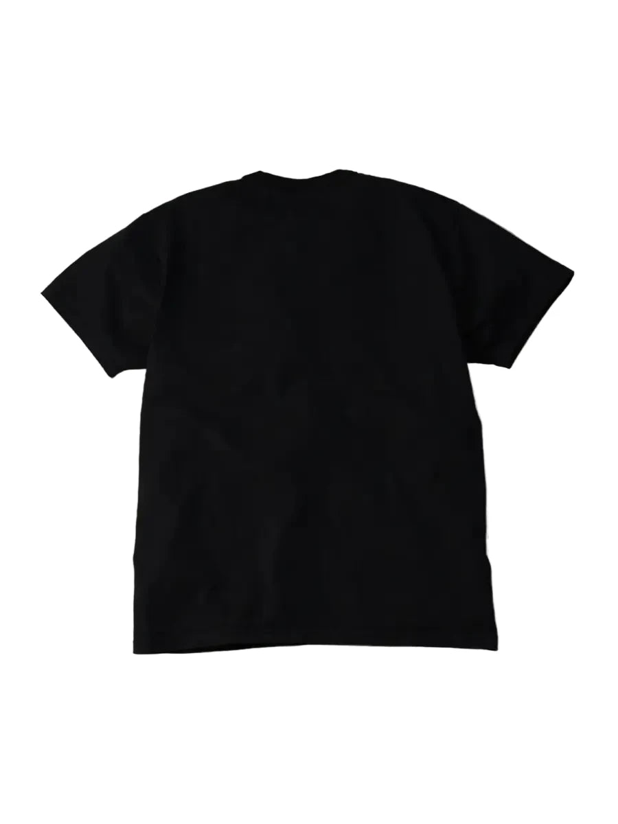 FN-THC-101P Three Needle Loopwheel Pocket Tee Black
