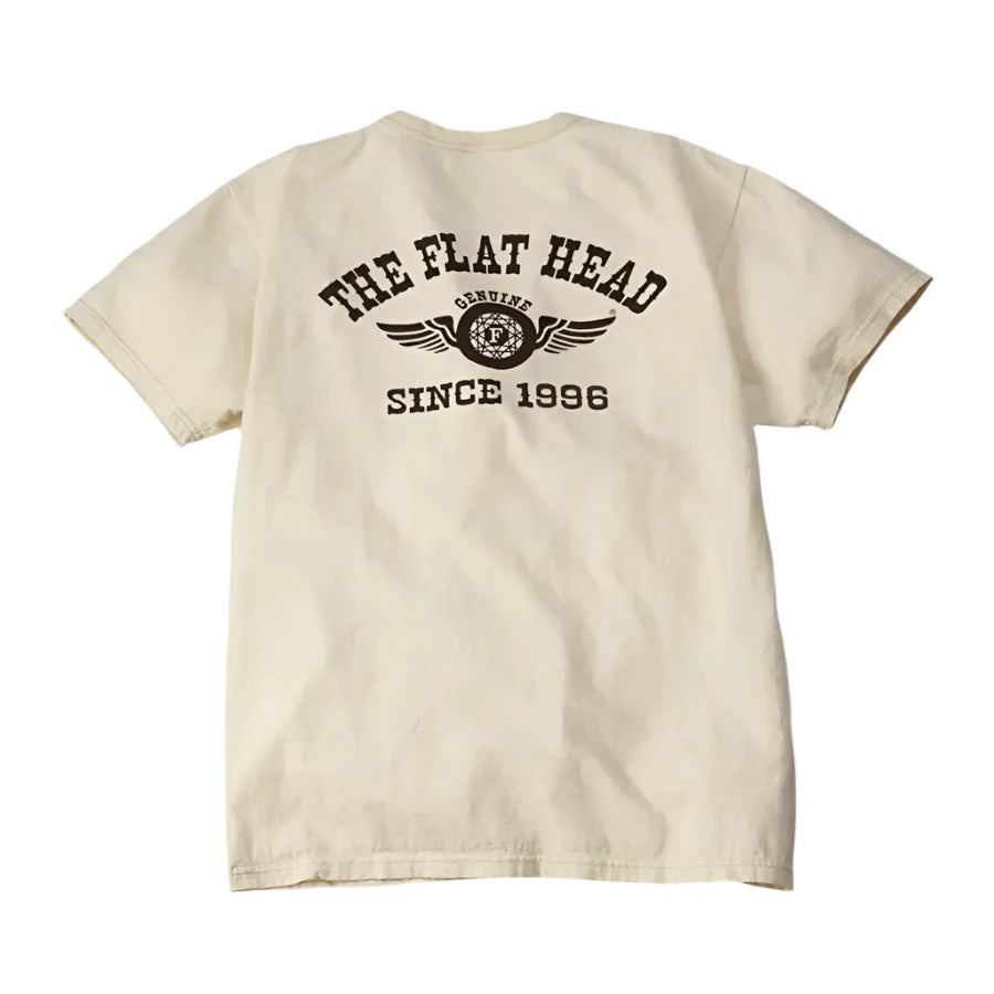 FN-THC-202 Flying Wheel Tee Ivory
