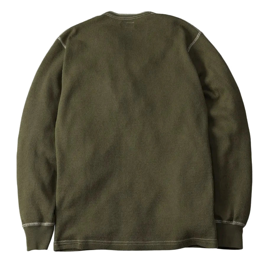 FN-THLH-004 Henley Neck Thermal Olive