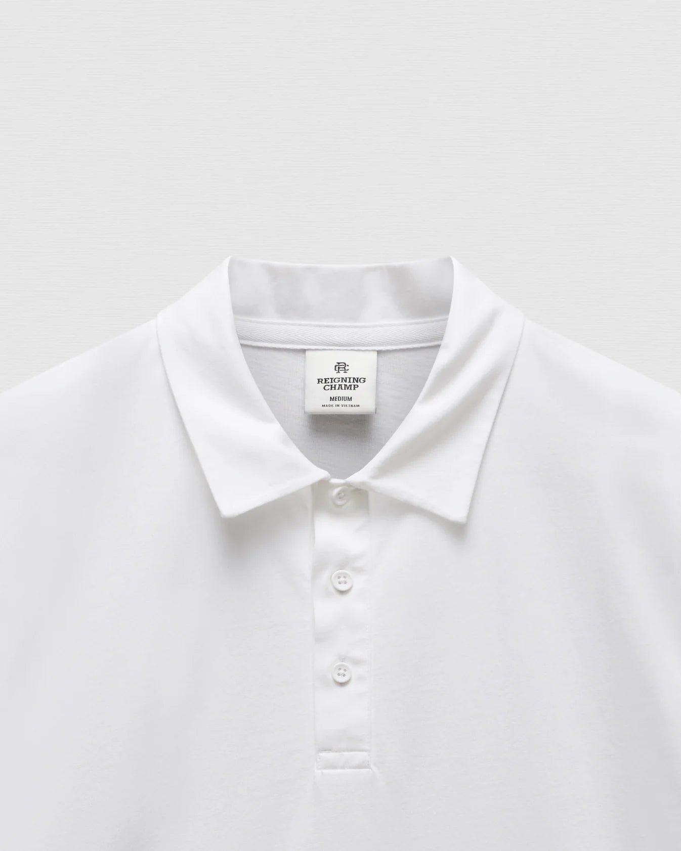 Lightweight Jersey Standard Polo White