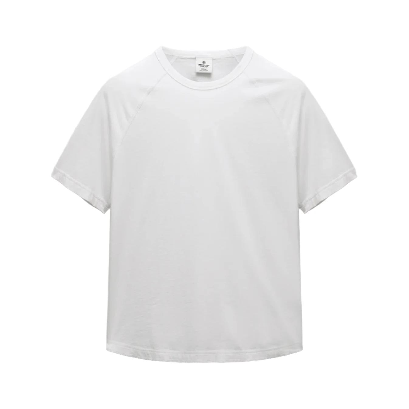 Lightweight Jersey Standard Raglan Tee - White