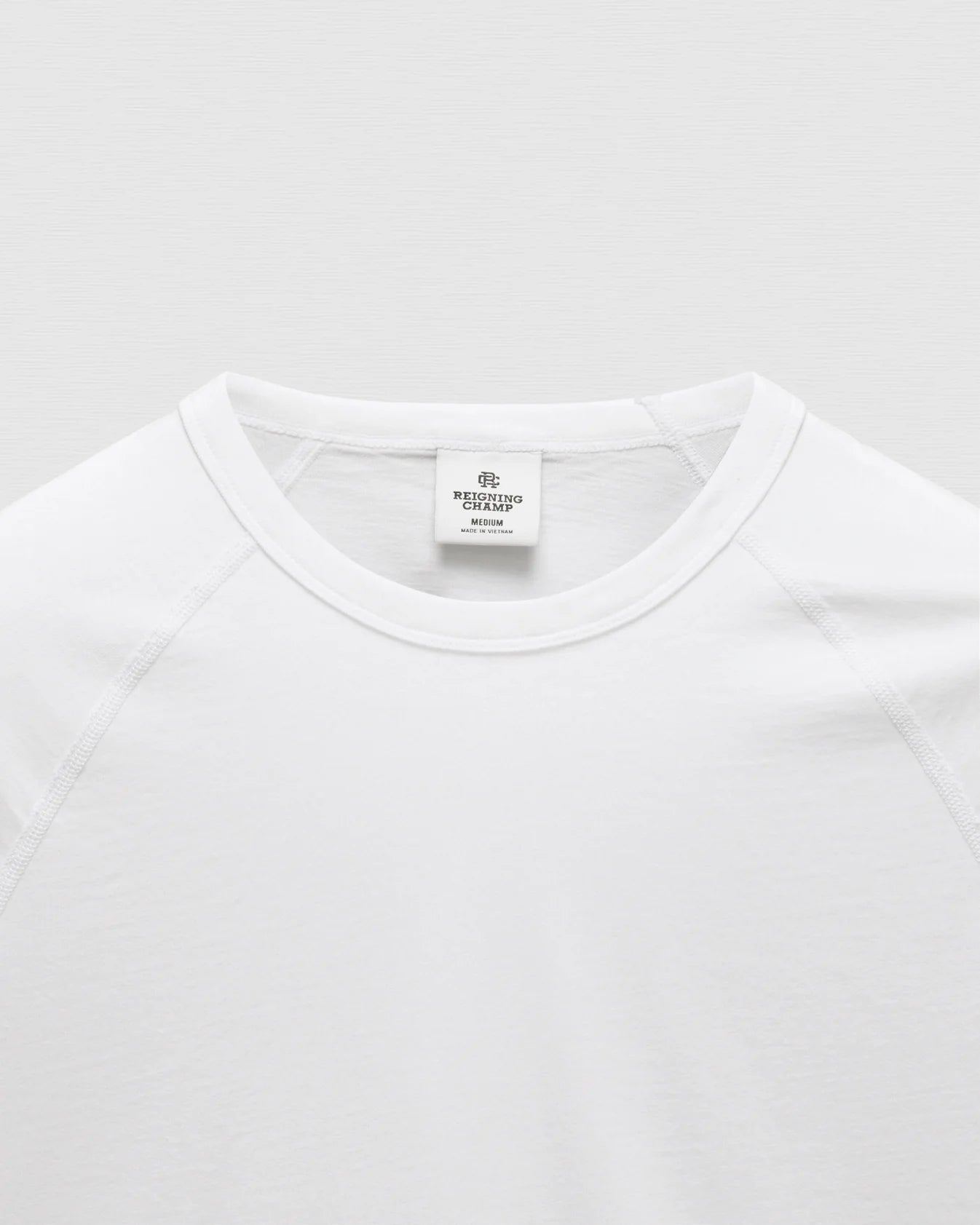 Lightweight Jersey Standard Raglan Tee - White
