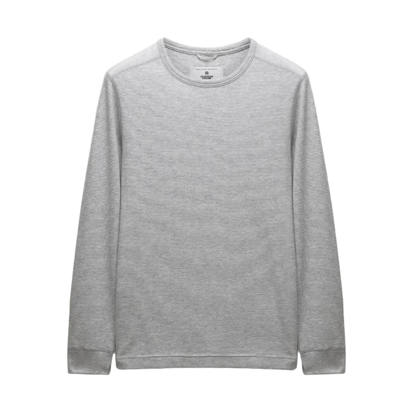 Gray sweatshirt on a light gray background