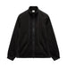 Black jacket on a light gray background