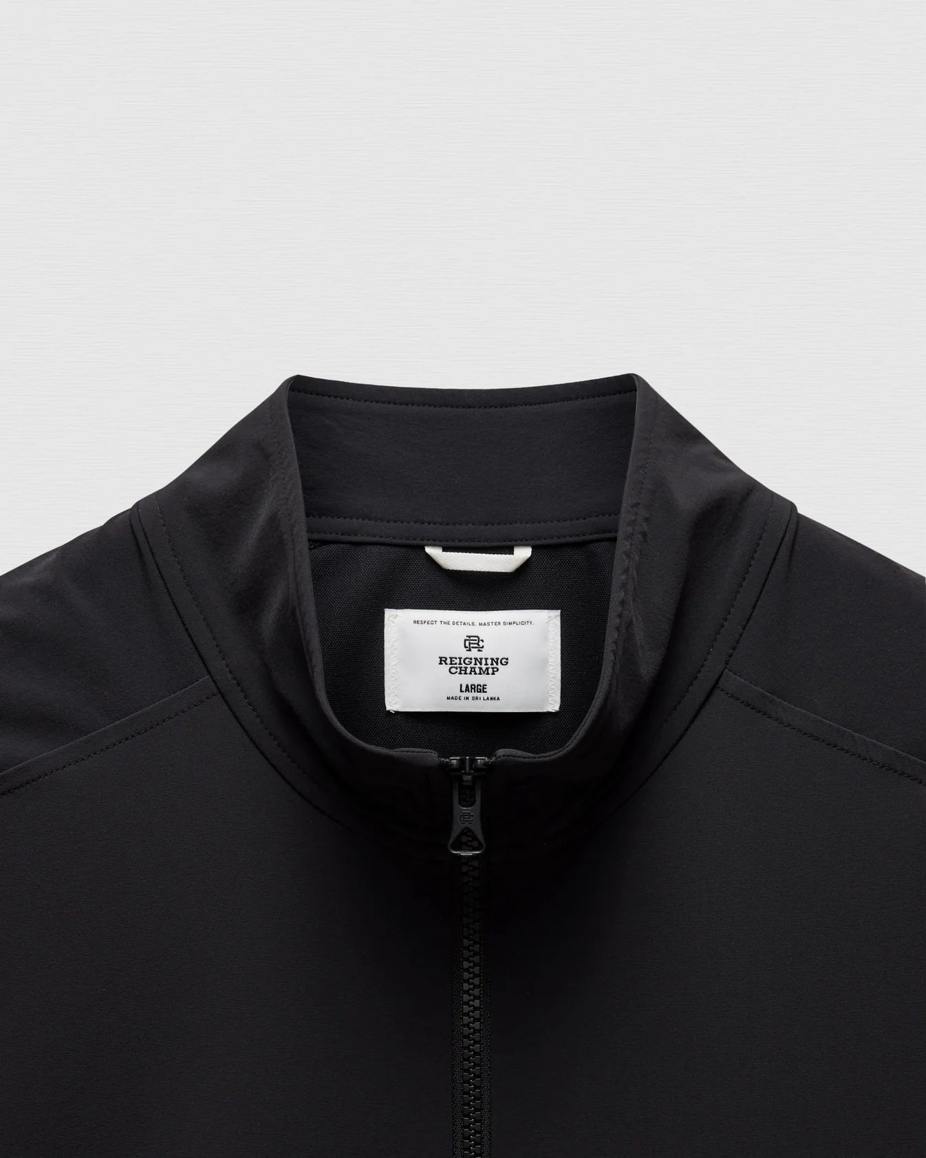 Nylon Oxford Team Jacket Black