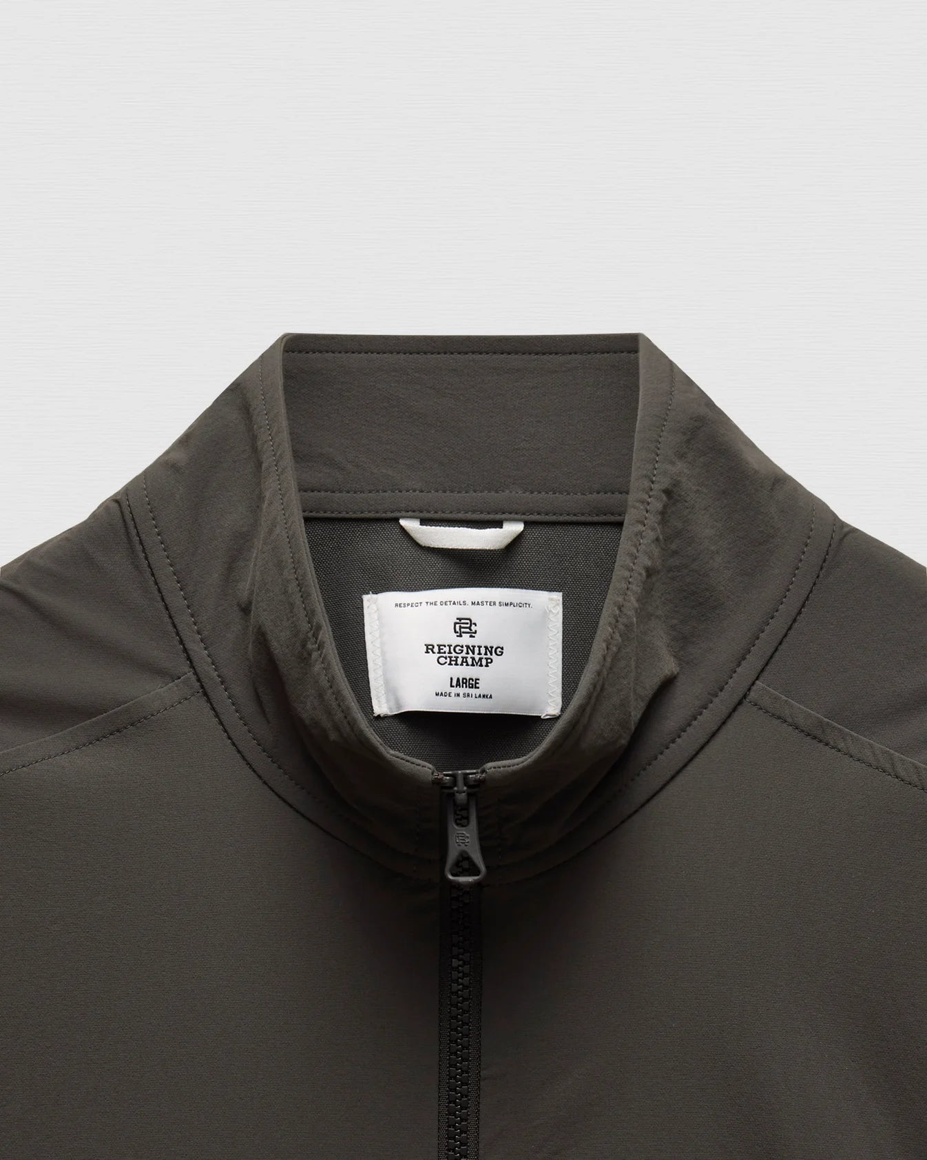 Nylon Oxford Team Jacket Carbon