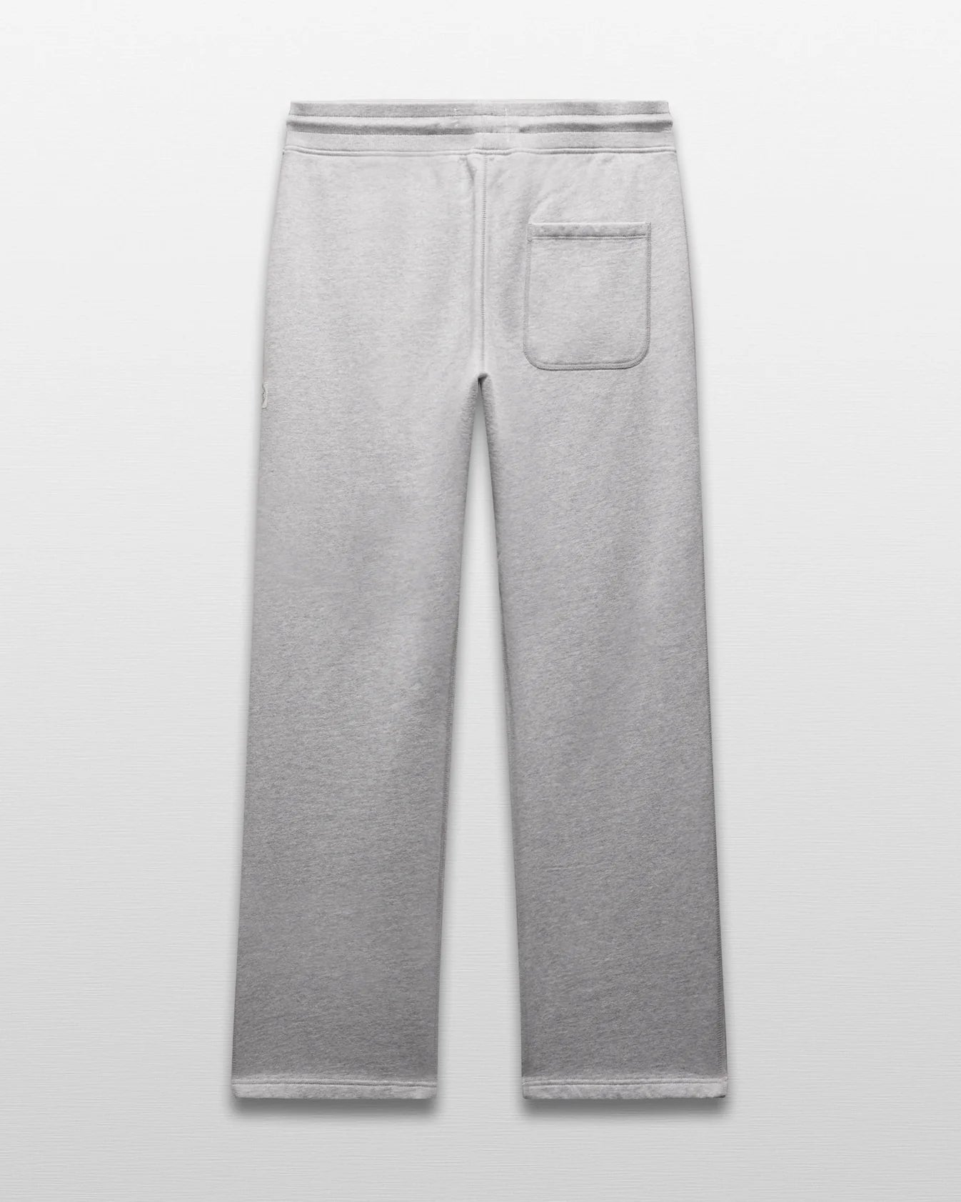 Brushed Fleece Straight Leg Standard Fit Sweatpant Heather Grey