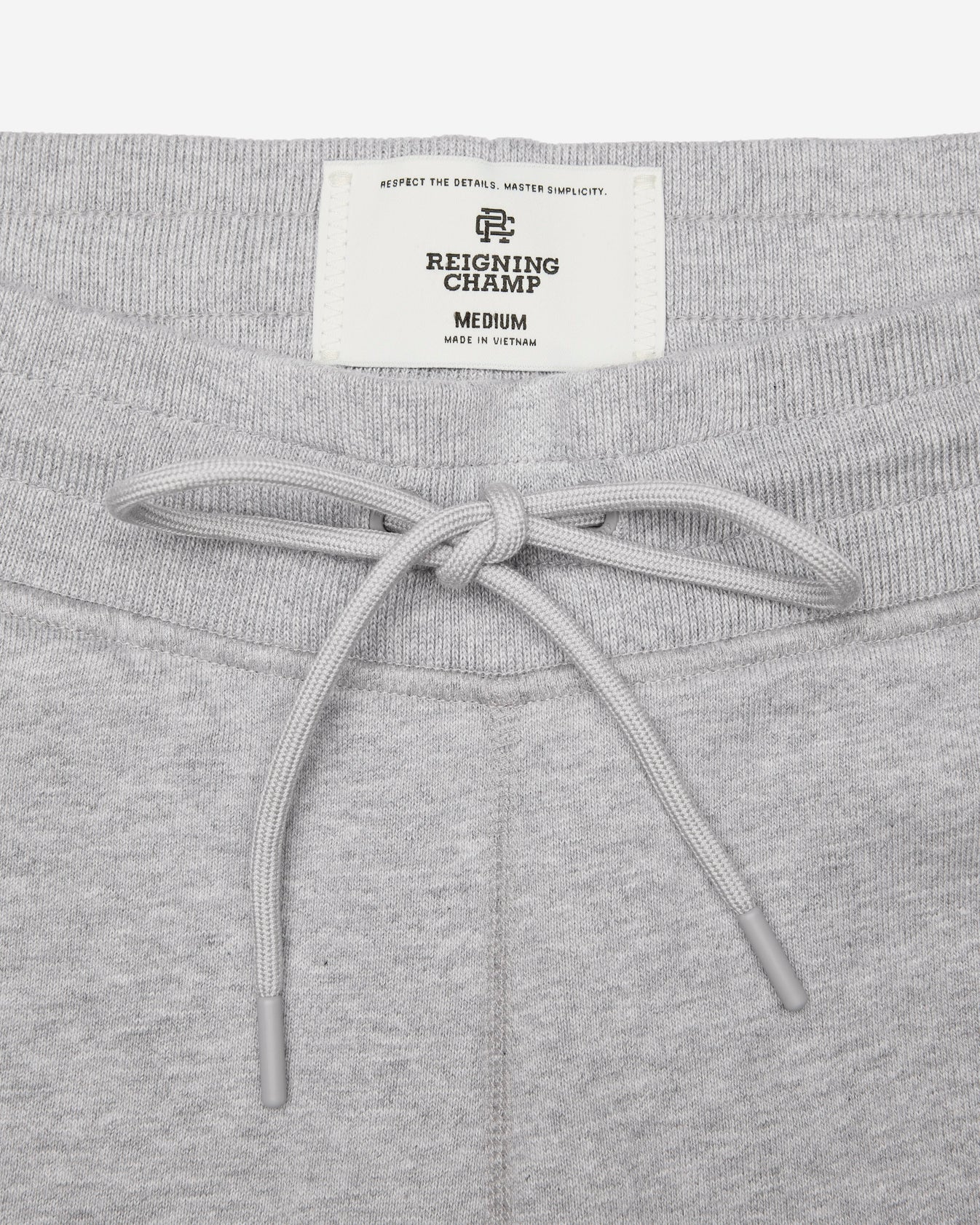 Brushed Fleece Straight Leg Standard Fit Sweatpant Heather Grey