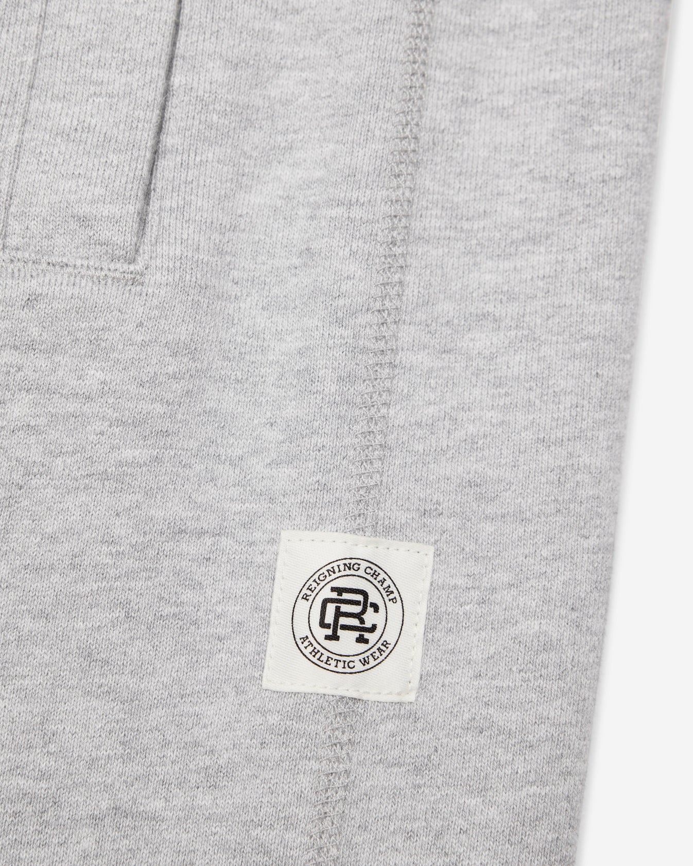 Brushed Fleece Straight Leg Standard Fit Sweatpant Heather Grey