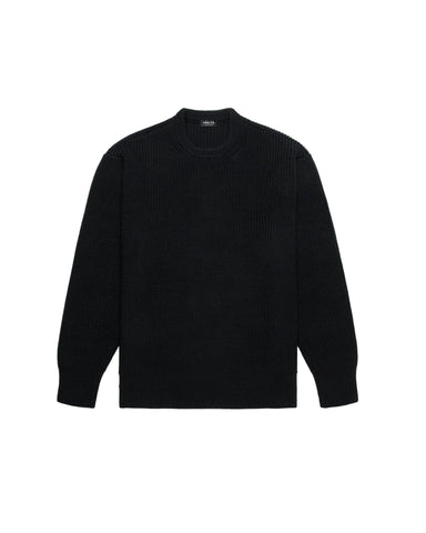 Black sweatshirt on a white background