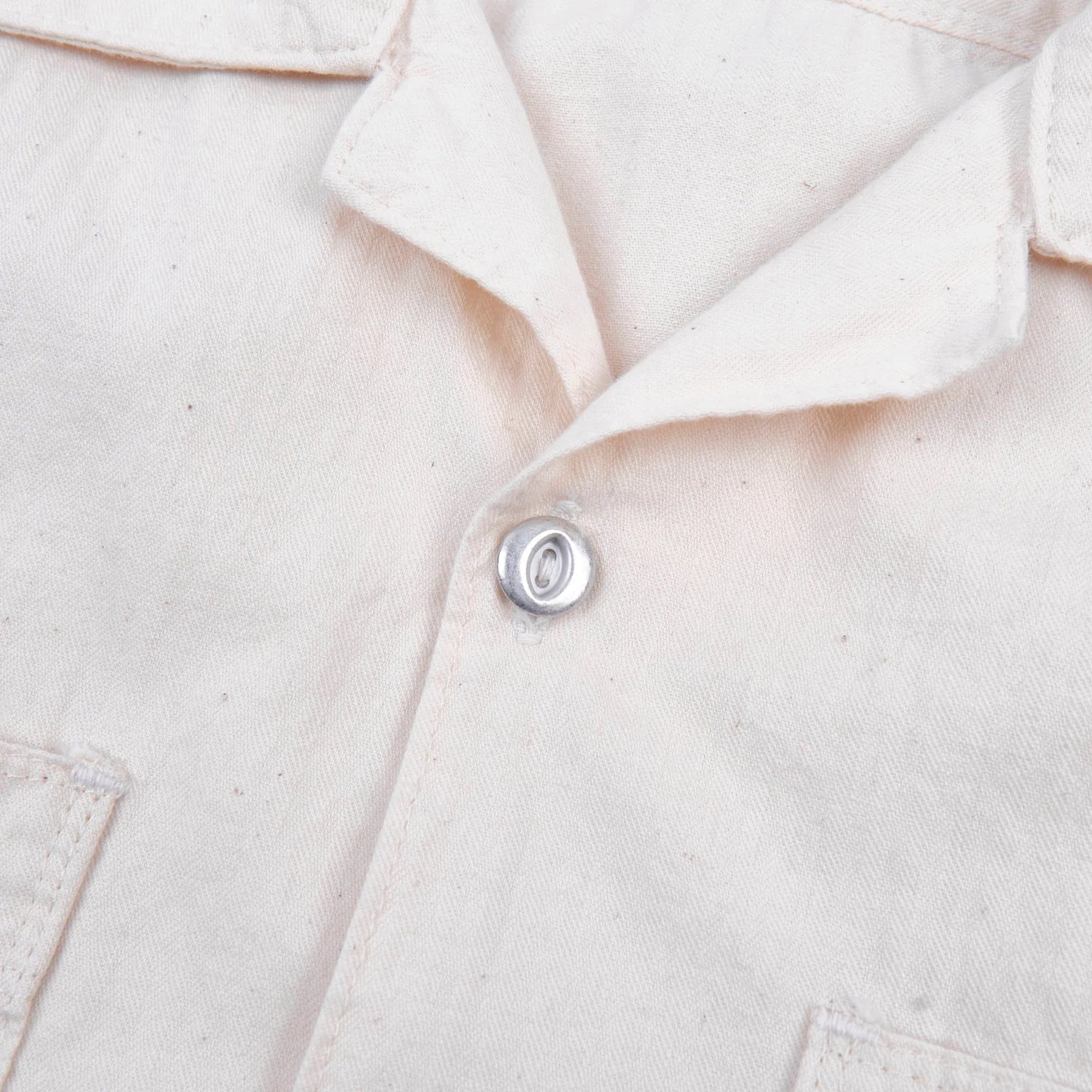 Dayton 5oz Short Sleeve Natural Herringbone