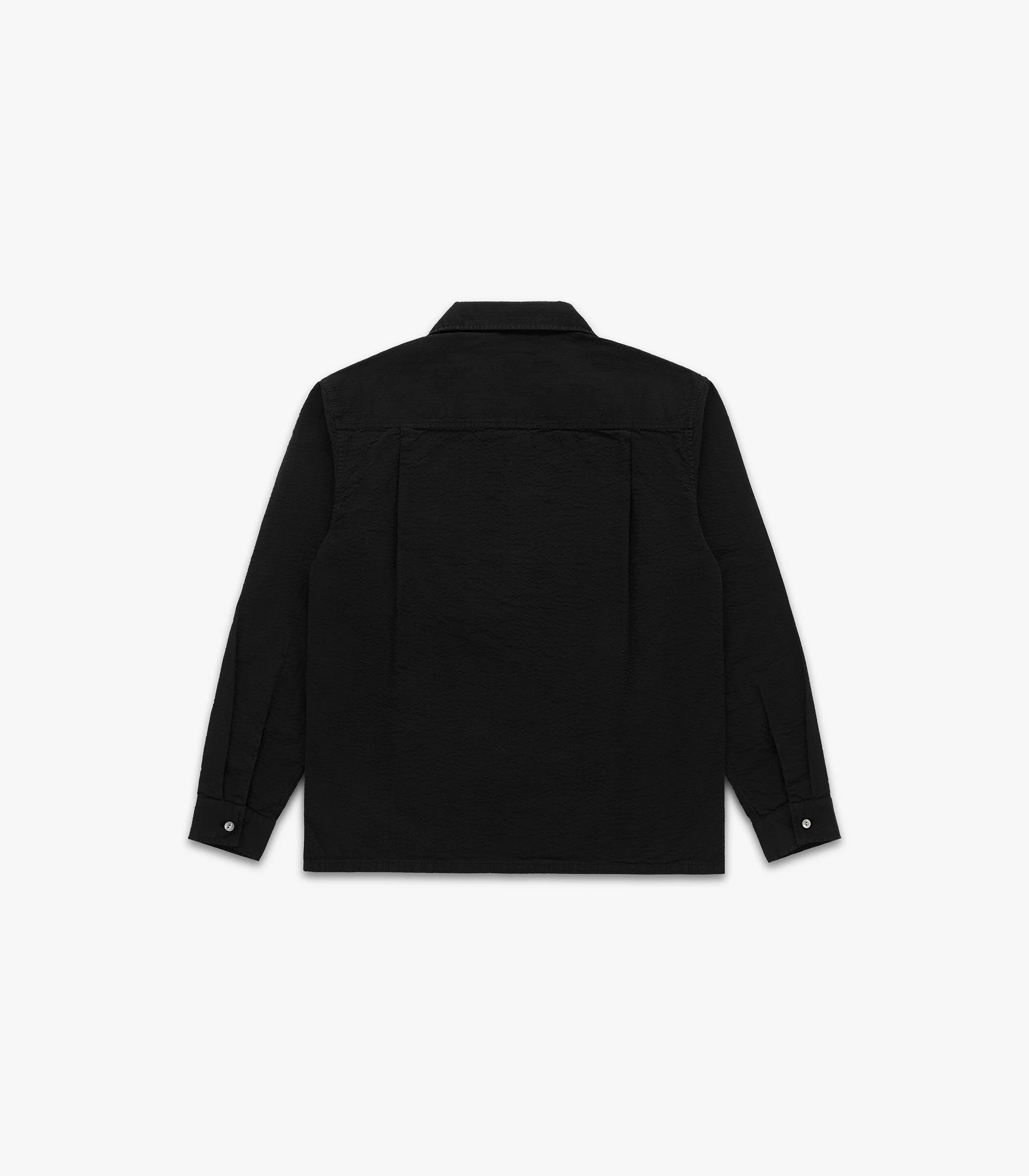 Fulton Seersucker Shirt Black