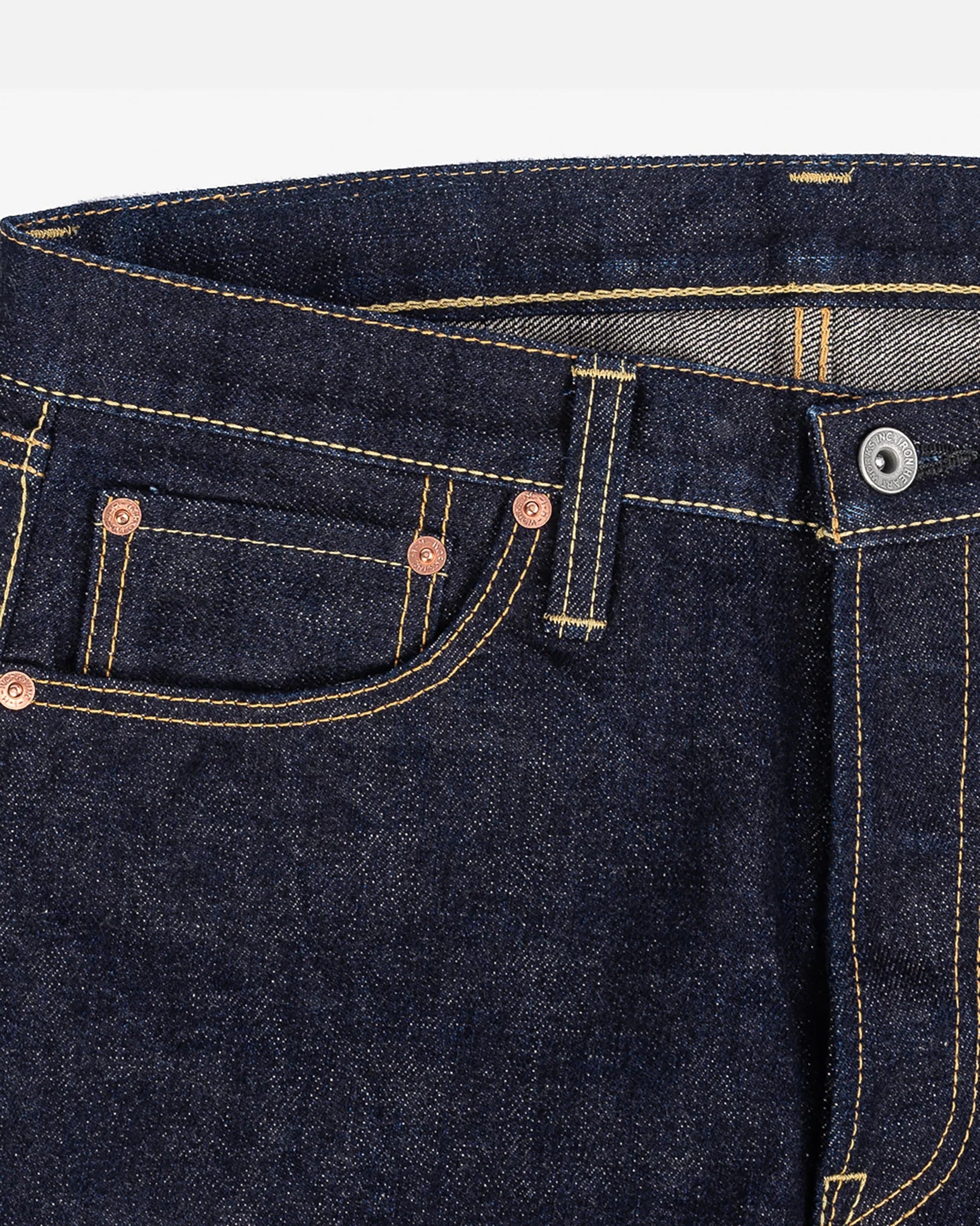 IH-634S-18 18oz Vintage Selvedge Denim Straight Cut Indigo