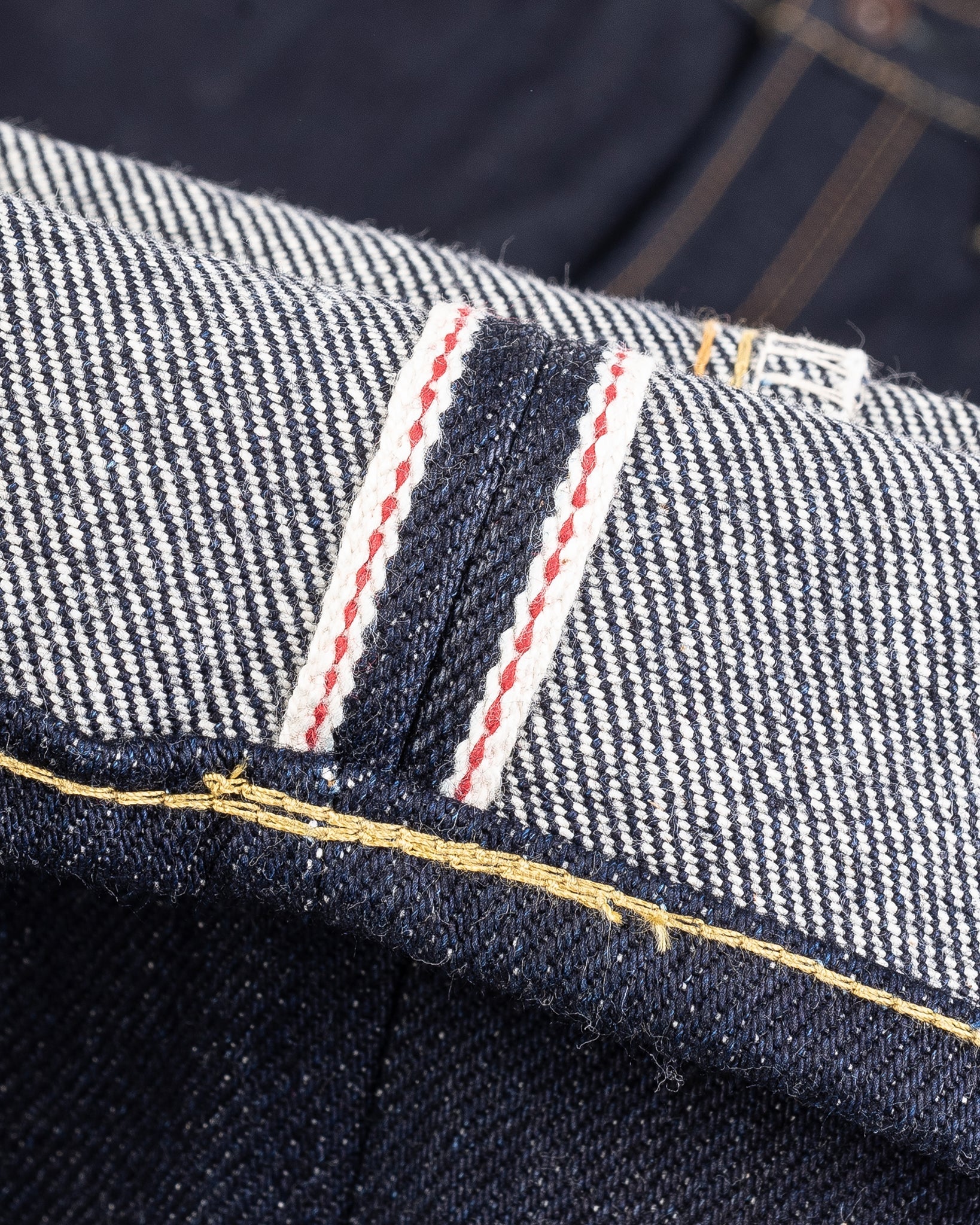 IH-634S-UHR 21/23oz Ultra Heavy Raw Selvedge Denim Straight Cut Indigo