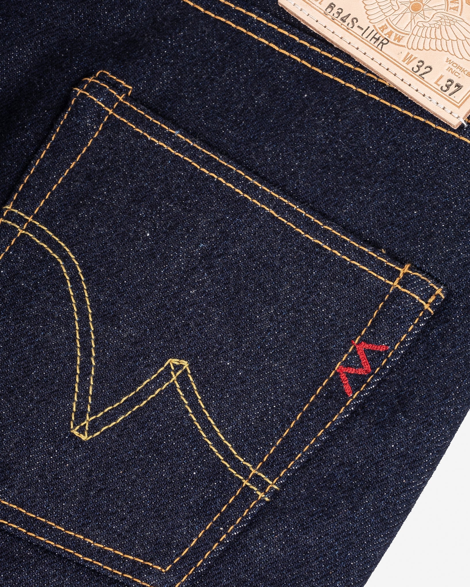 IH-634S-UHR 21/23oz Ultra Heavy Raw Selvedge Denim Straight Cut Indigo