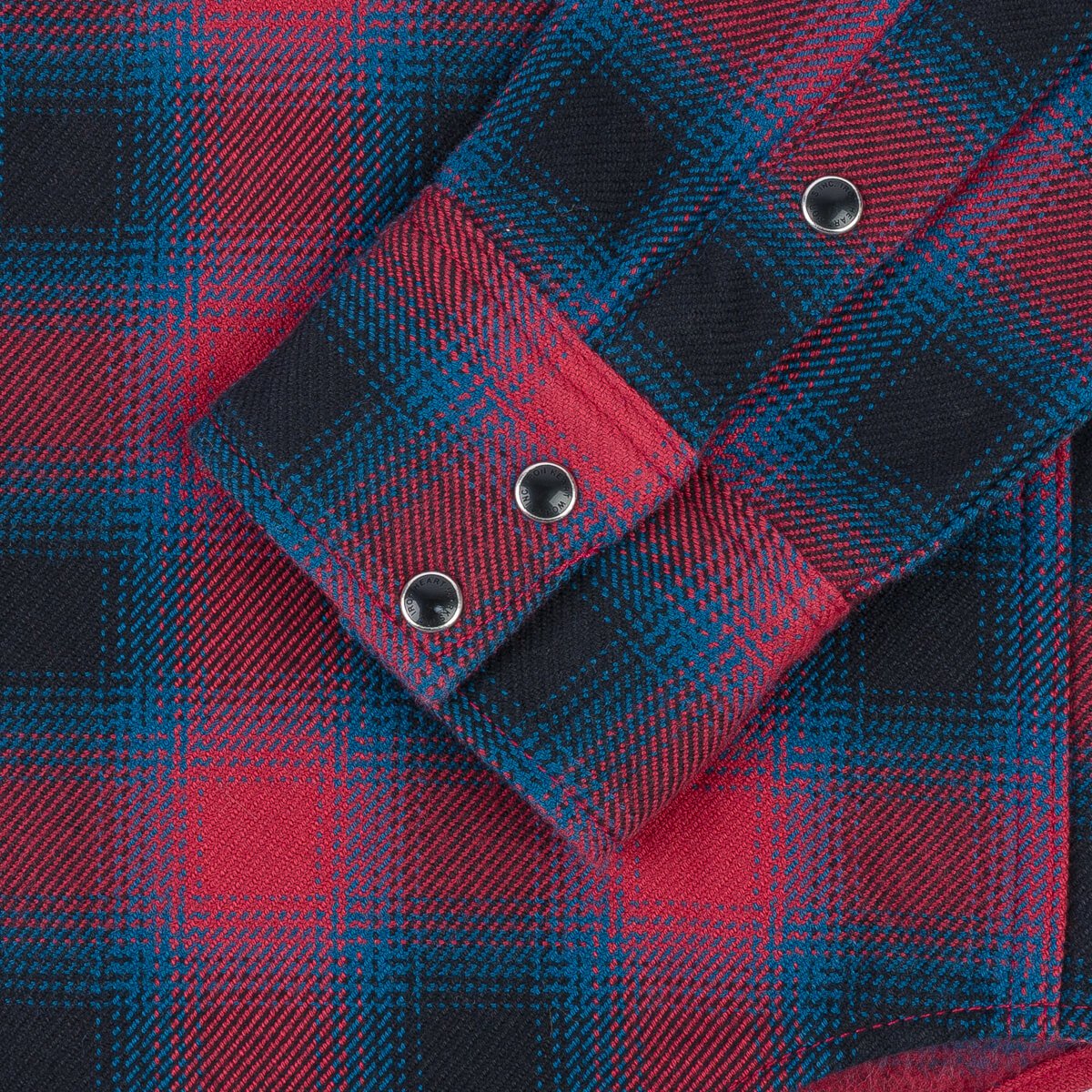 IHSH-373-RED Ultra Heavy Flannel Ombre Check Western Shirt Red — Brooklyn  Clothing