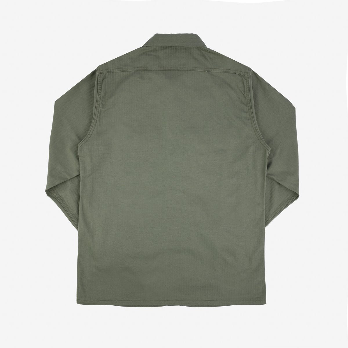 IHSH-380-ODG 9oz Herringbone Military Shirt Olive Drab Green