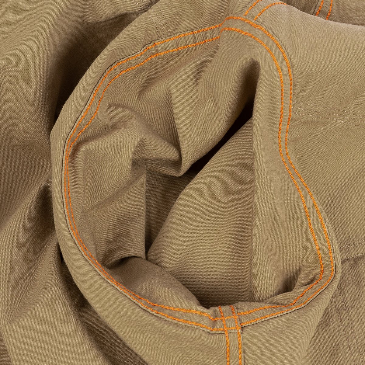 IHSH-394-KHA 7oz Fatigue Cloth Western Shirt Khaki