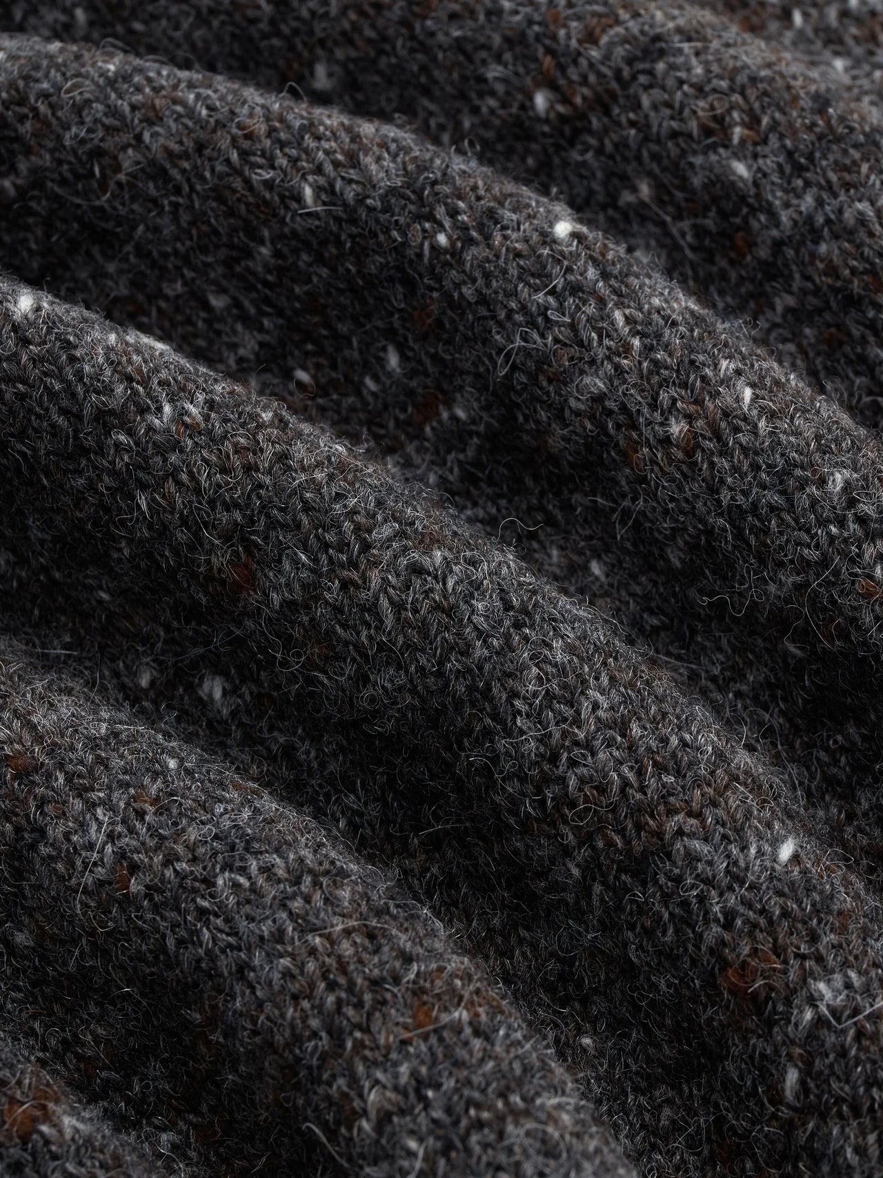 Classic Cardigan Pewter Tweed