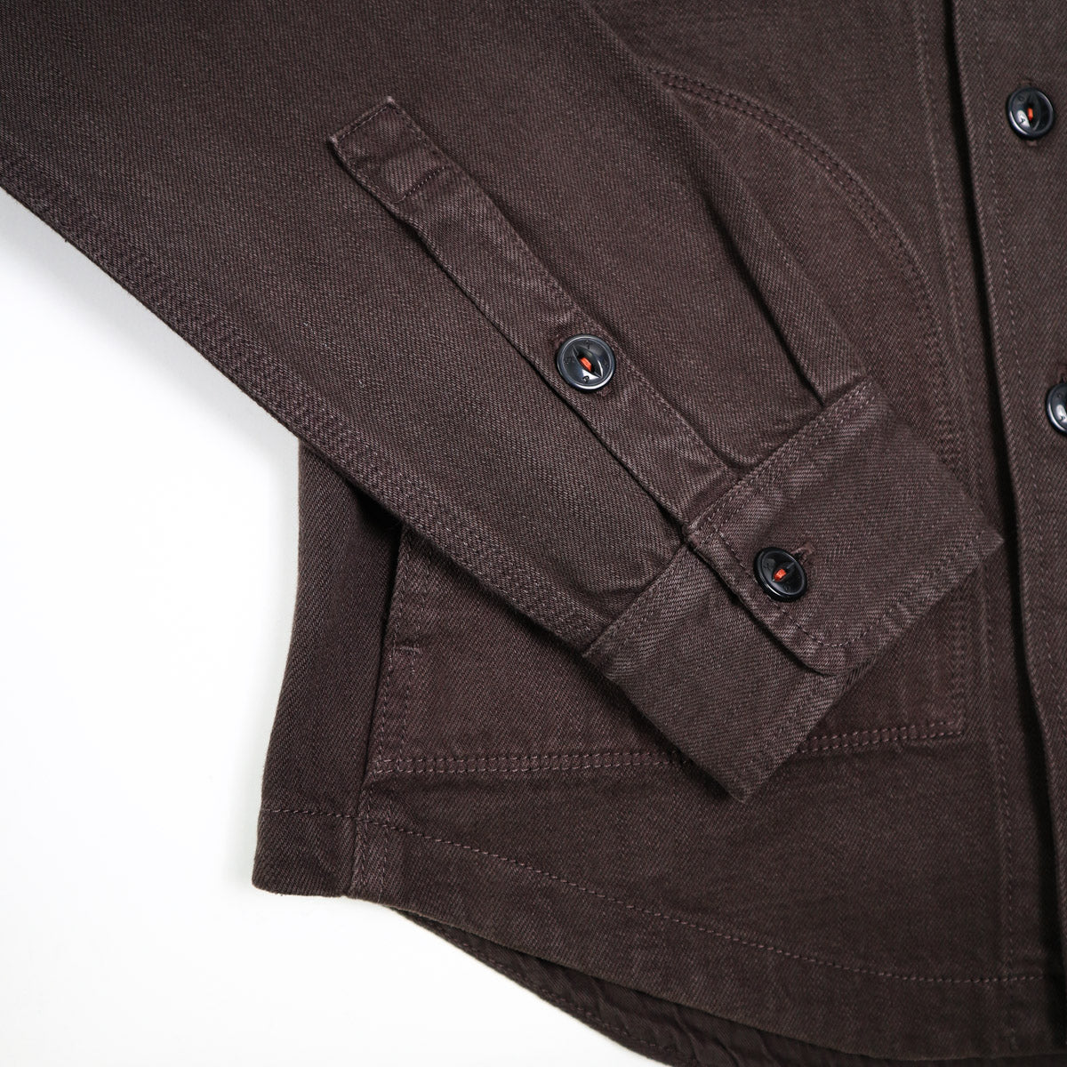 The Anvil Shirt 14oz Natural Slub Carob Selvedge Denim