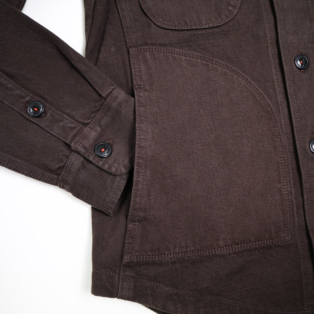 The Anvil Shirt 14oz Natural Slub Carob Selvedge Denim