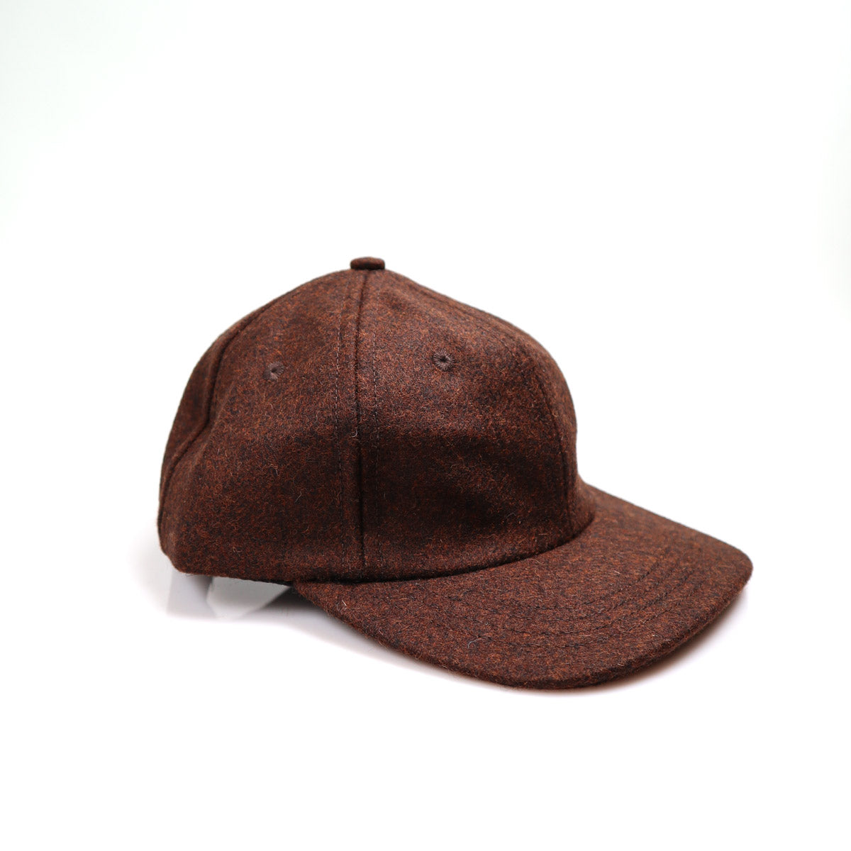 Unstructured Baseball Hat Red Oak Melton Wool
