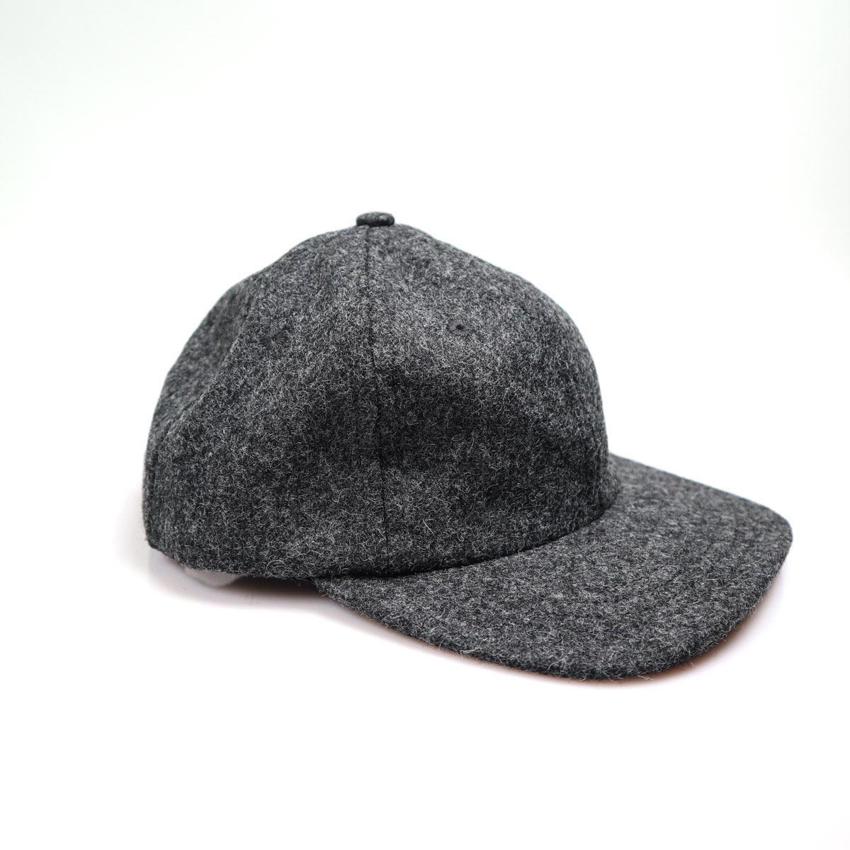 Unstructured Baseball Hat Granite Melton Wool