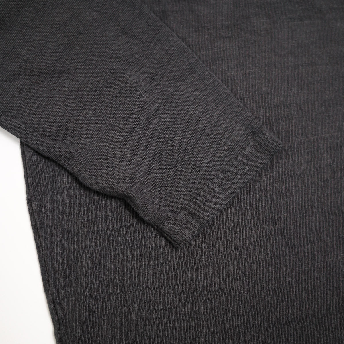No. 8 Slub Nep Long Sleeve T-Shirt Steel Gray