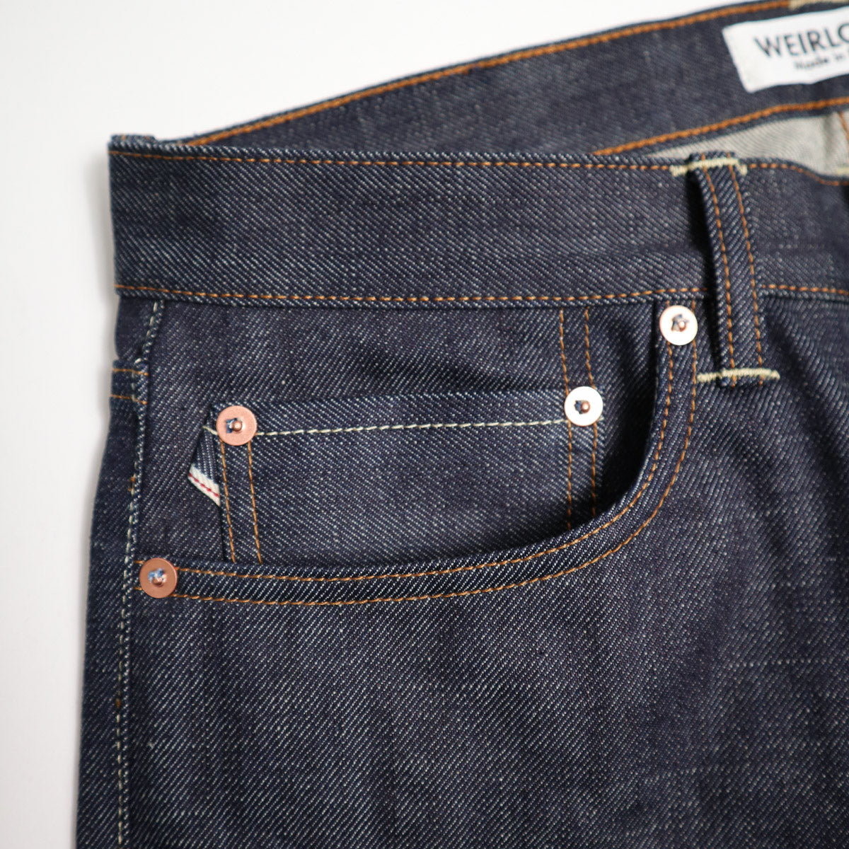 WL#1 14.25oz Raw Selvedge Denim Regular Straight Indigo