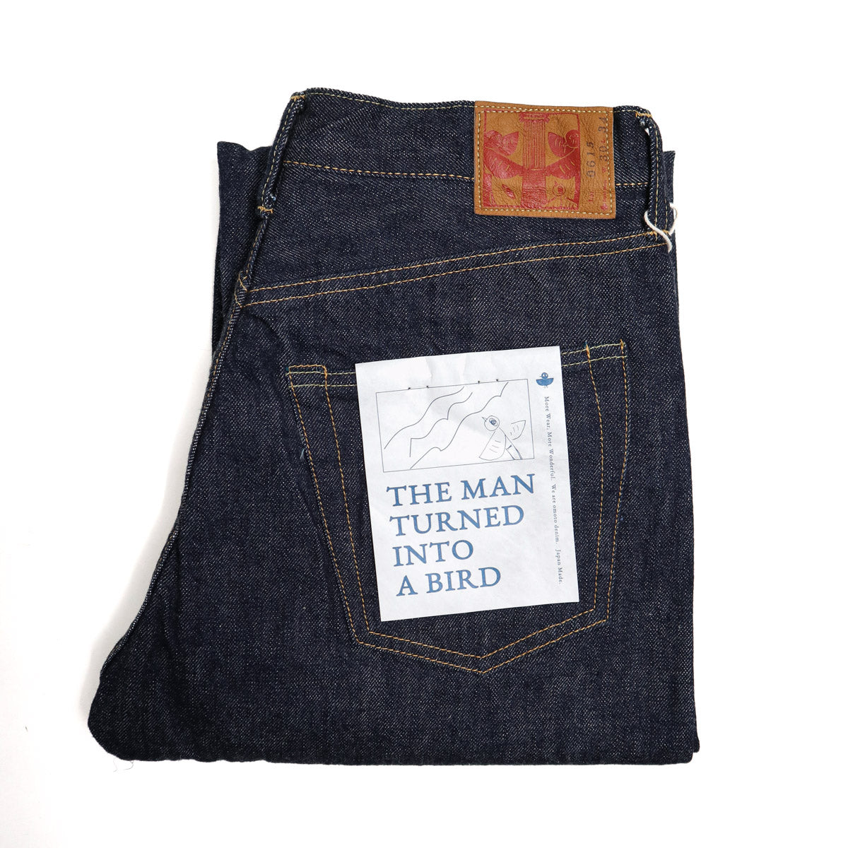 0615 13.5oz Japanese Selvedge Denim Relaxed Fit Indigo OW
