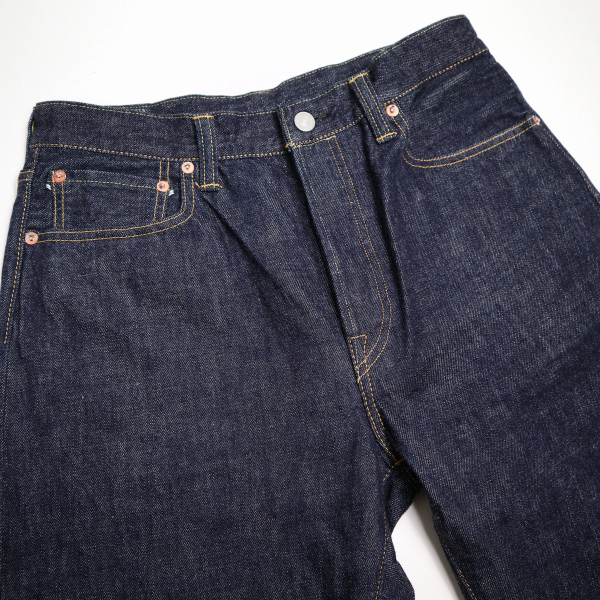 0615 13.5oz Japanese Selvedge Denim Relaxed Fit Indigo OW